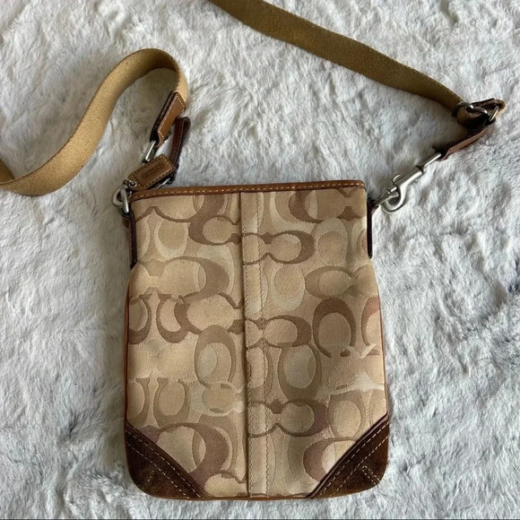 COACH OPTIC SIGNATURE SWINGPACK CROSSBODY  SHOULDER BAG - Picture 7 of 16